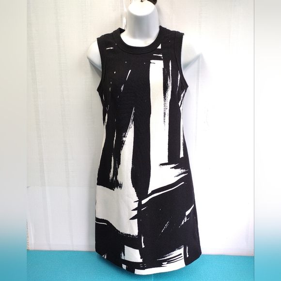 Banana Republic Pencil Colorblock Lined Shift Dress Size 0 - Picture 7 of 14